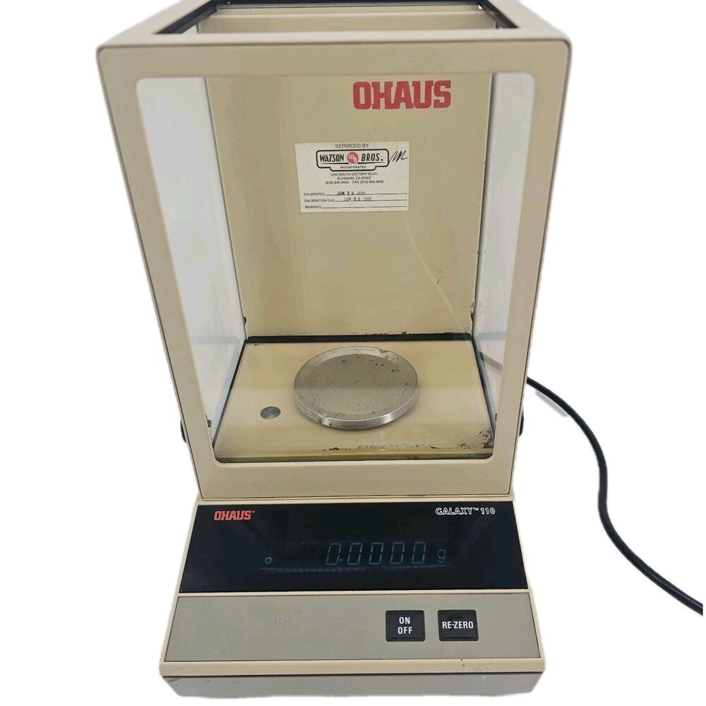 Ohaus Galaxy 110 Scale Analytical Balance Model G 110 *NEEDS CALIBRATING*